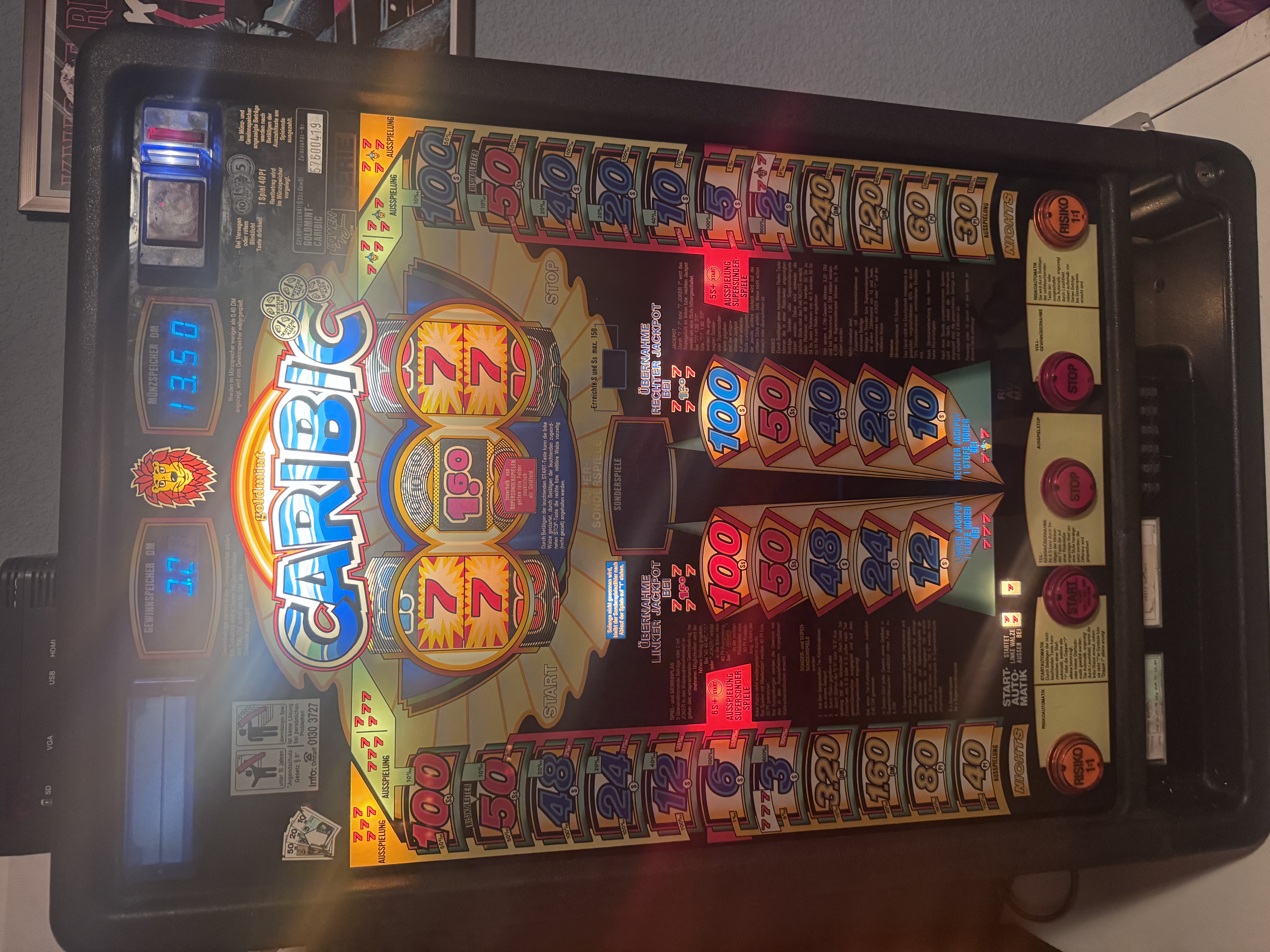 Goldmint Karibik Spielautomat